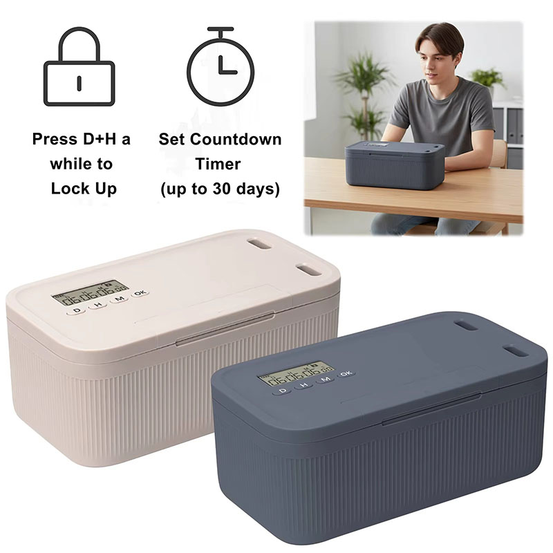 Medicine Cabinet Lock - Caixa de bloqueio com temporizador, armário