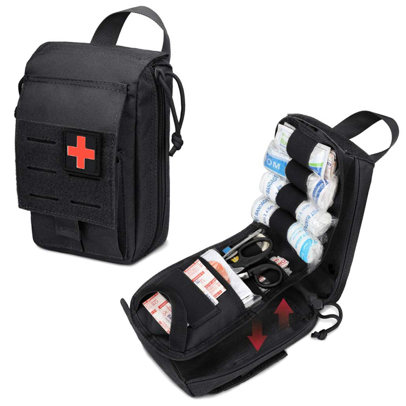 First Aid Bag Kit - Kit de primeiros socorros Tactical Molle,