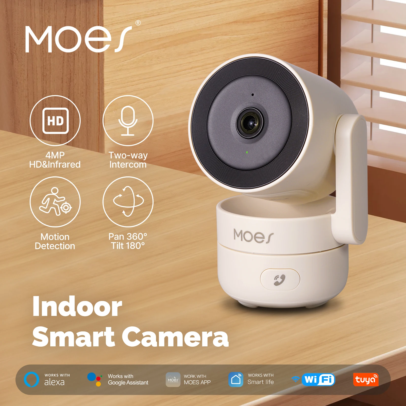 MOESTuya WiFi Indoor Pan/Tilt  - Eufy Camera E220 avaliação e preço