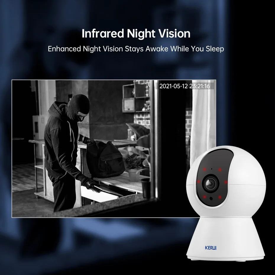 Câmera IP WiFi KERUI 5MP 8MP 4 - Eufy Camera E220 avaliação e preço