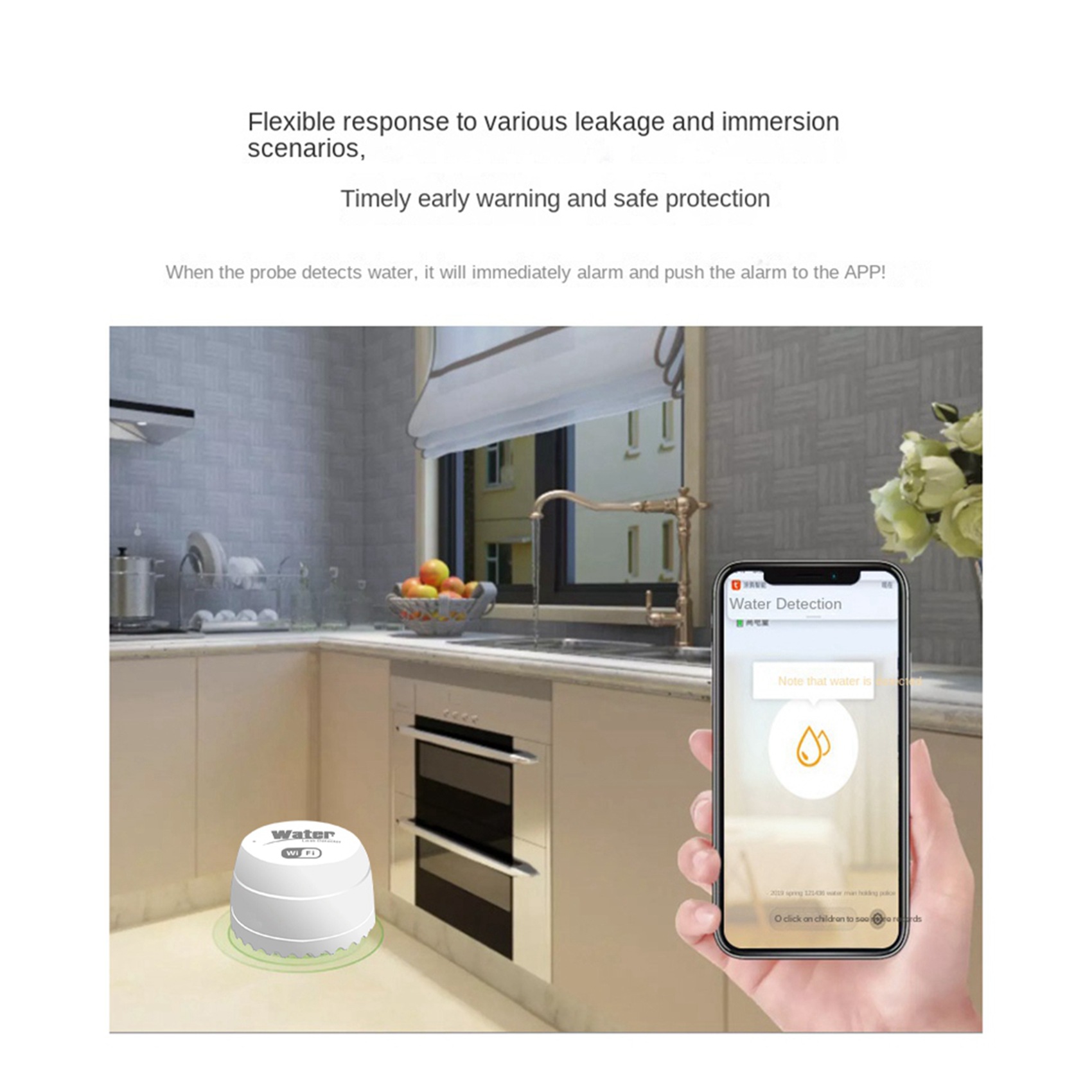 Detector de Vazamento Intelige - Water Alarm Sensor avaliação e preço